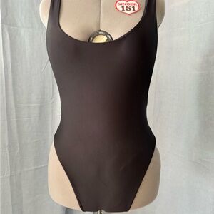 Aerie Elegant Black One-Piece Swimsuit